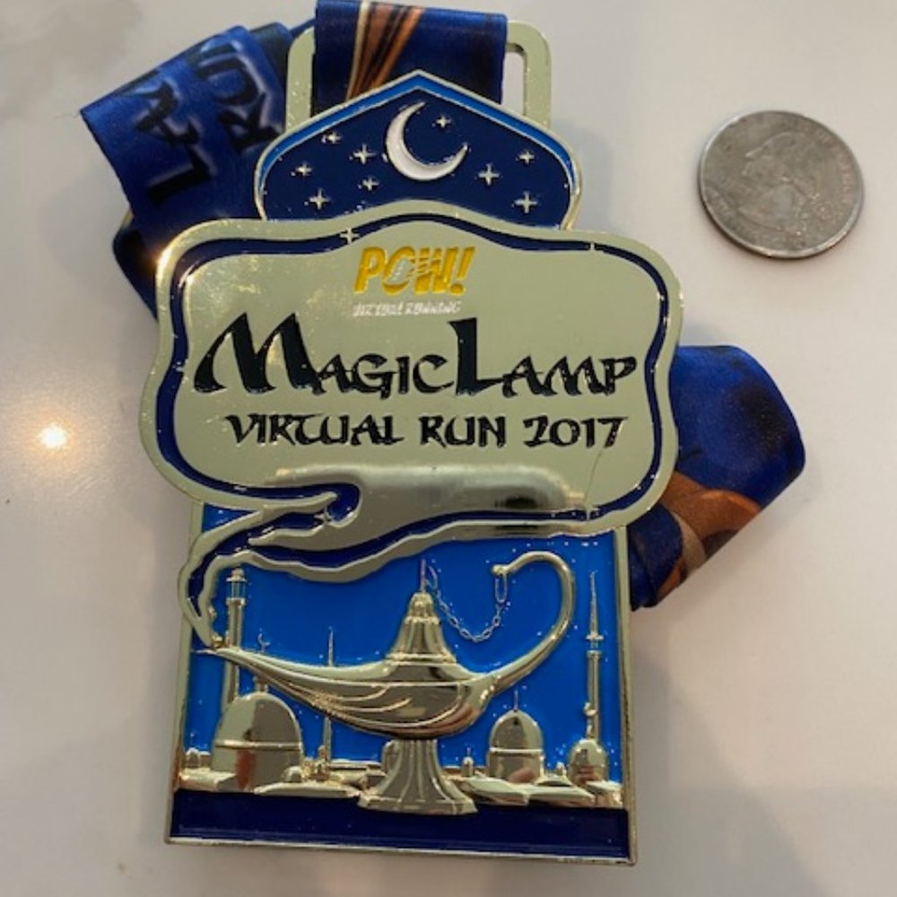 POW Virtual running medal - Surf's Up Challenge